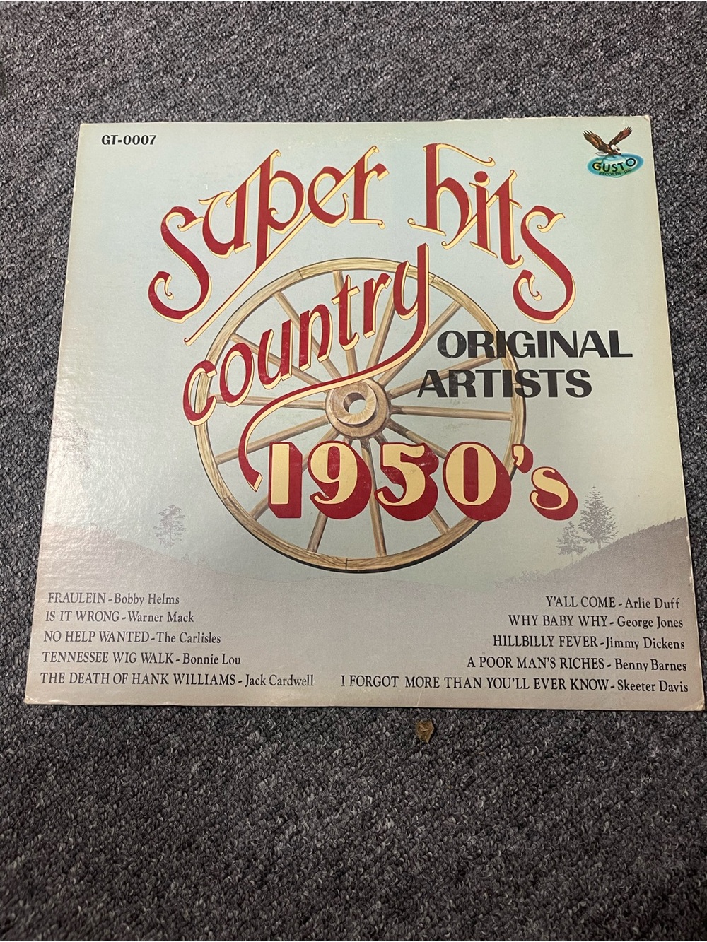 Super Hits Country 1950's - Vinyl Album - 1978